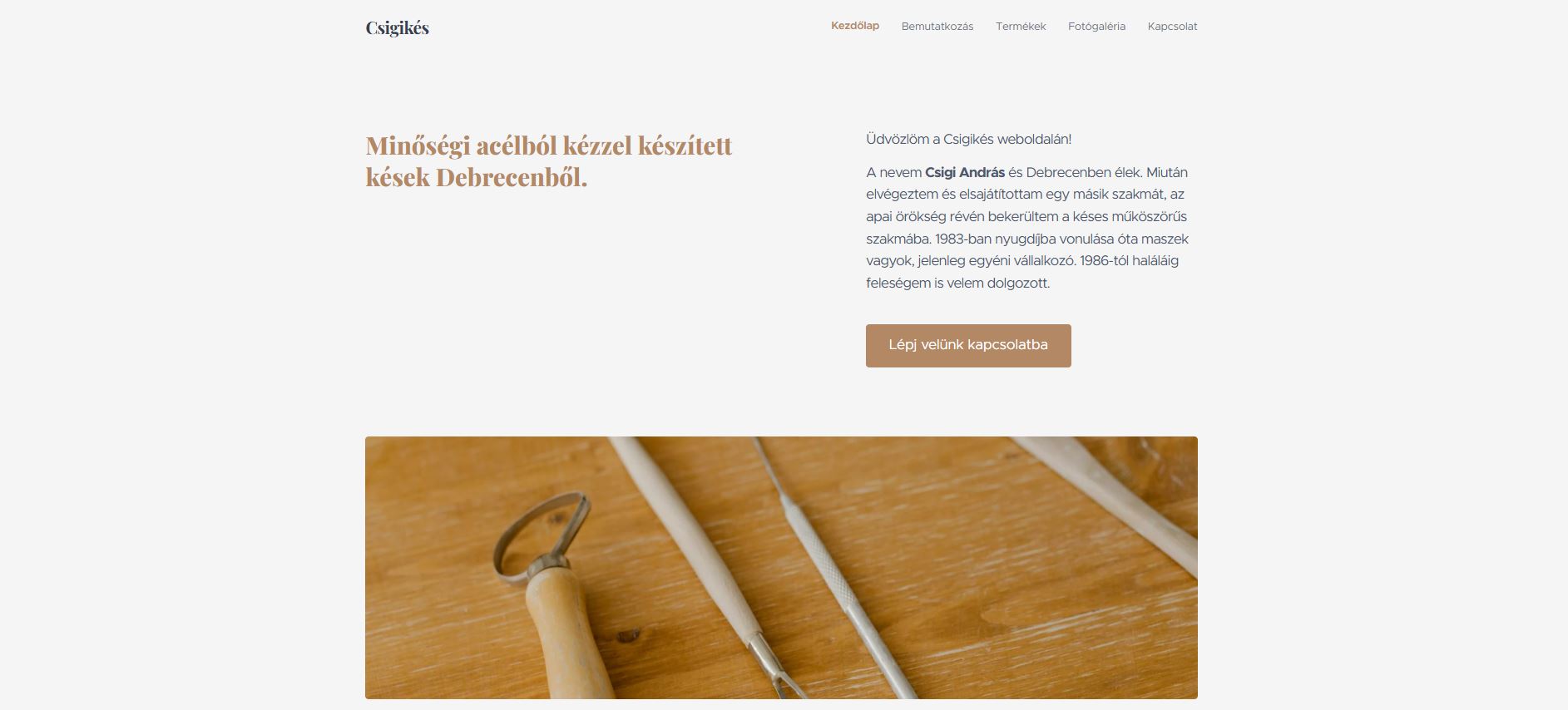 Kattintson a képre - AI által készített weboldal